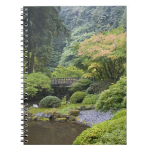 The Strolling Pond with Moon Bridge Notebook