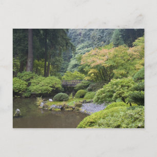 The Strolling Pond with Moon Bridge Postcard