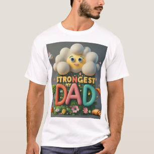 "The Strongest My Dad – Celebrate Your Dad T-Shirt