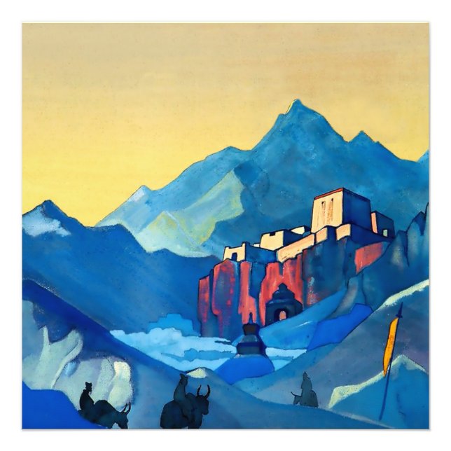 “The Stronghold of the Spirit” by Nicholas Roerich Photo Print (Front)