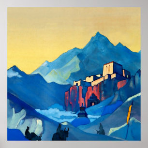 “The Stronghold of the Spirit” by Nicholas Roerich Poster