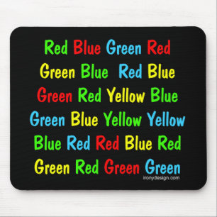 The Stroop Test Mouse Pad