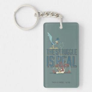 The Struggle Is Real ROAD RUNNER™ & Wile E. Coyo Key Ring