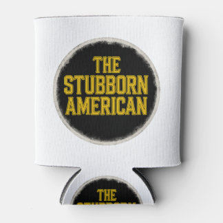 The Stubborn American Bold Emblem can coller Cooler