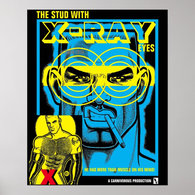 The Stud with X-Ray Eyes Poster (Front)
