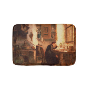 The student of chemistry and pharmacy bath mat