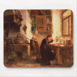 The student of chemistry and pharmacy mouse pad