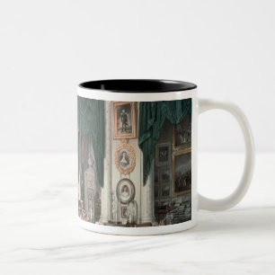 The Study of Alexander III at Gatchina Palace Two-Tone Coffee Mug