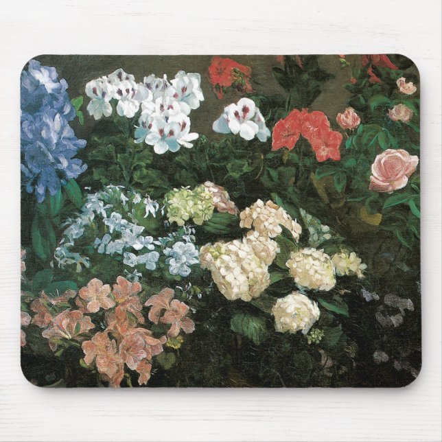 The Study of Flowers Mouse Pad (Front)