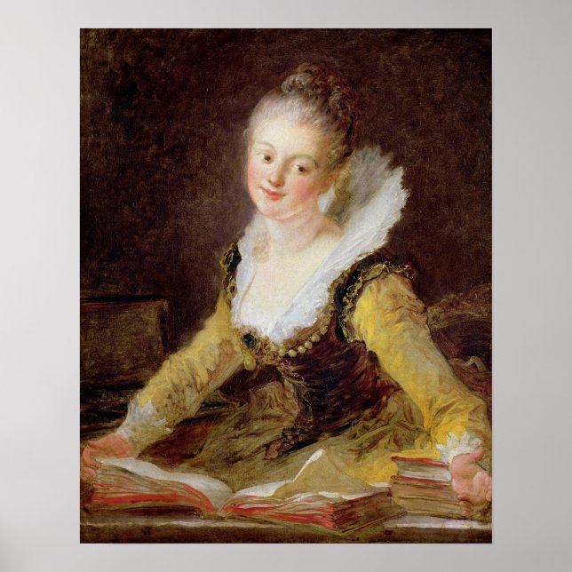The Study, or The Song, c.1769 Poster (Front)