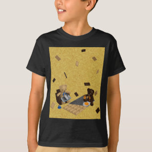The stuffed toy of the bear T-Shirt