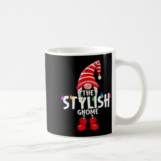The Stylish Gnome Christmas Matching Pajama  Coffee Mug (Right)
