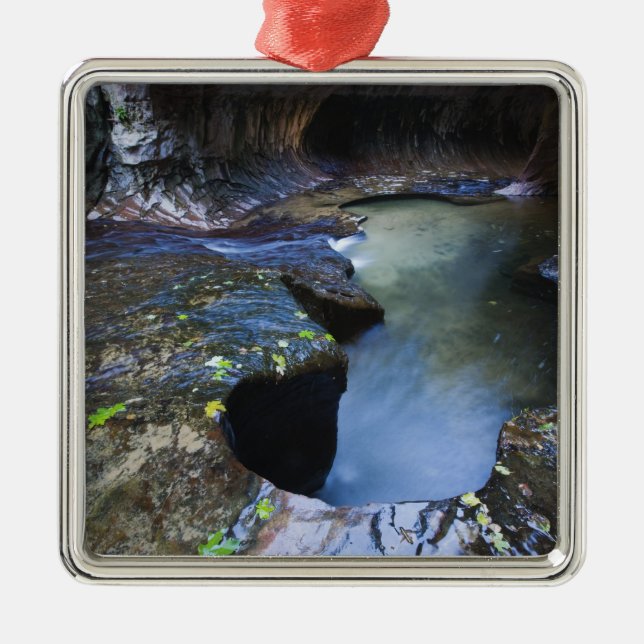 The Subway slot canyon Metal Ornament (Front)