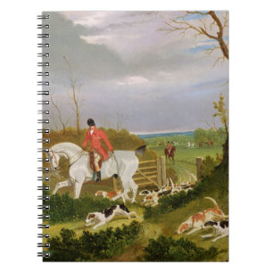 The Suffolk Hunt - Going to Cover near Herringswel Notebook
