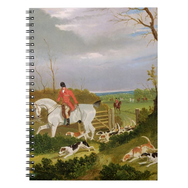 The Suffolk Hunt - Going to Cover near Herringswel Notebook (Front)