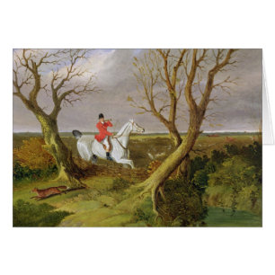 The Suffolk Hunt - Gone Away (oil on canvas)