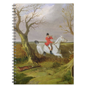 The Suffolk Hunt - Gone Away (oil on canvas) Notebook