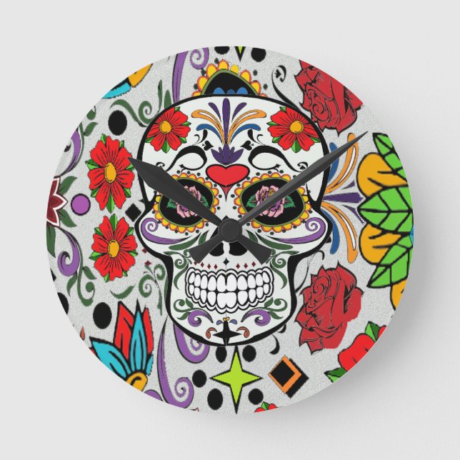 The sugar story round clock (Front)