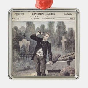 The Suicide of General Georges Ernest Metal Ornament