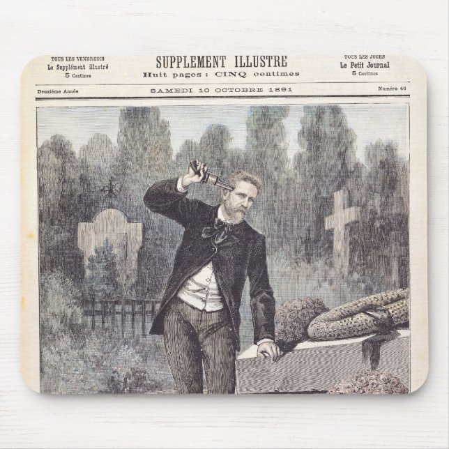 The Suicide of General Georges Ernest Mouse Pad (Front)