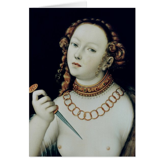 The Suicide of Lucretia, 1538 (Front)