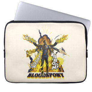 The Suicide Squad   Bloodsport Action Graphic Laptop Sleeve