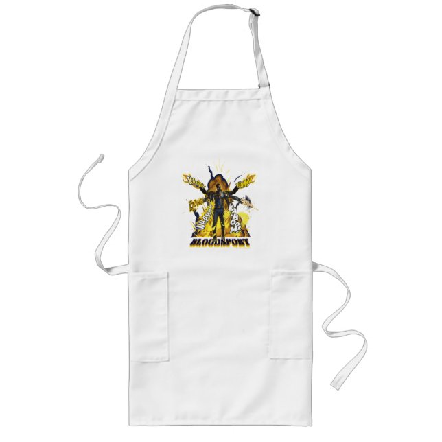 The Suicide Squad | Bloodsport Action Graphic Long Apron (Front)