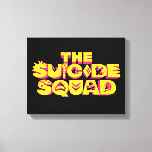 The Suicide Squad   Character Icon Logo Canvas Print