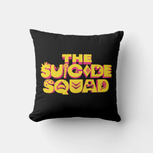 The Suicide Squad   Character Icon Logo Cushion
