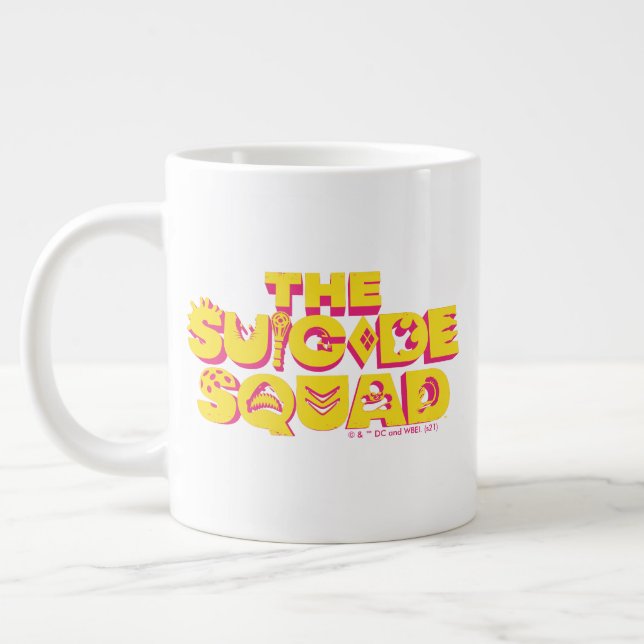 The Suicide Squad | Character Icon Logo Large Coffee Mug (Left)