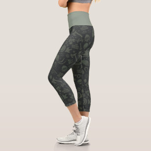 The Suicide Squad   Character Icon Pattern Capri Leggings