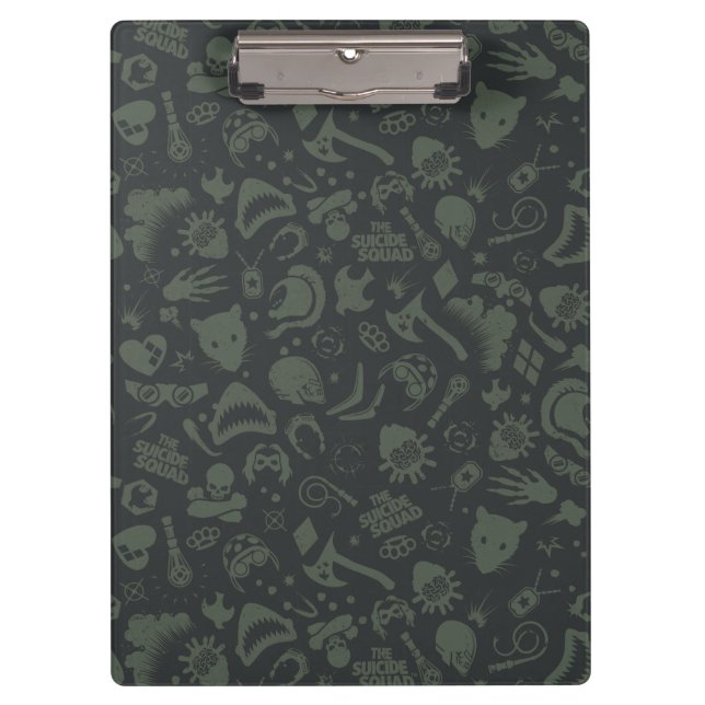 The Suicide Squad | Character Icon Pattern Clipboard (Front)