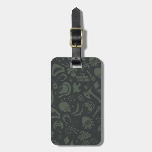 The Suicide Squad   Character Icon Pattern Luggage Tag