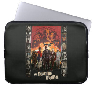 The Suicide Squad   Exlposive Character Roster Laptop Sleeve