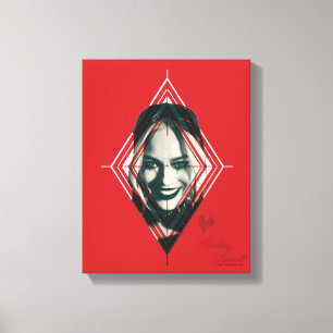 The Suicide Squad Harley Quinn Diamond Target Canvas Print