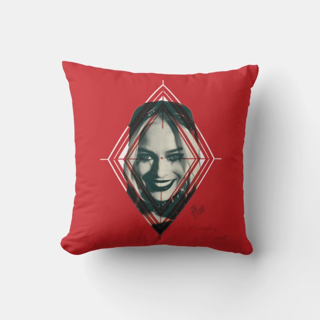 The Suicide Squad | Harley Quinn Diamond Target Cushion (Front)