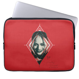 The Suicide Squad Harley Quinn Diamond Target Laptop Sleeve
