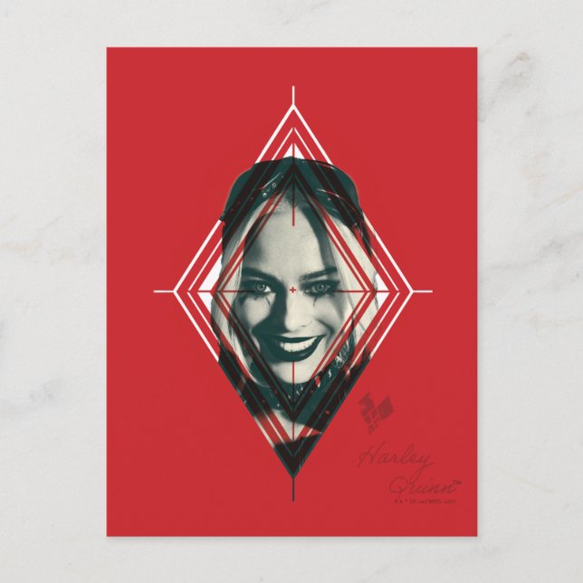 The Suicide Squad | Harley Quinn Diamond Target Postcard (Front)
