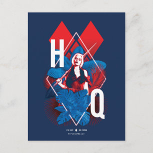 The Suicide Squad Harley Quinn Fern & Diamonds Postcard