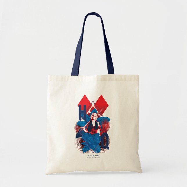 The Suicide Squad | Harley Quinn Fern & Diamonds Tote Bag (Front)