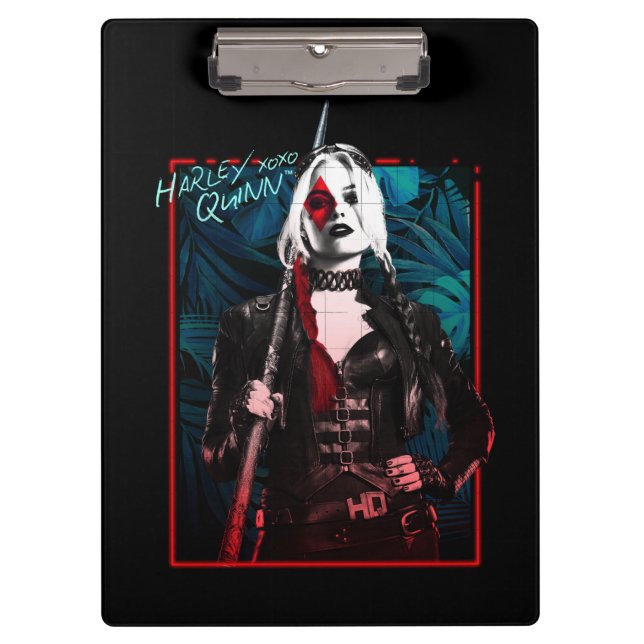 The Suicide Squad | Harley Quinn & Green Ferns Clipboard (Front)