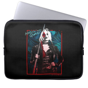 The Suicide Squad Harley Quinn & Green Ferns Laptop Sleeve