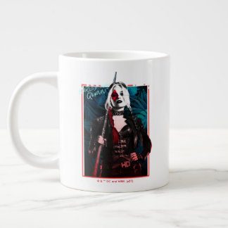 The Suicide Squad | Harley Quinn & Green Ferns Large Coffee Mug