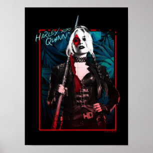 The Suicide Squad   Harley Quinn & Green Ferns Poster