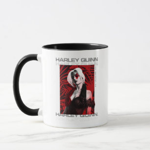 The Suicide Squad   Harley Quinn Red Fern Portrait Mug