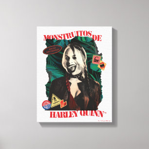The Suicide Squad Harley Quinn Winking Canvas Print