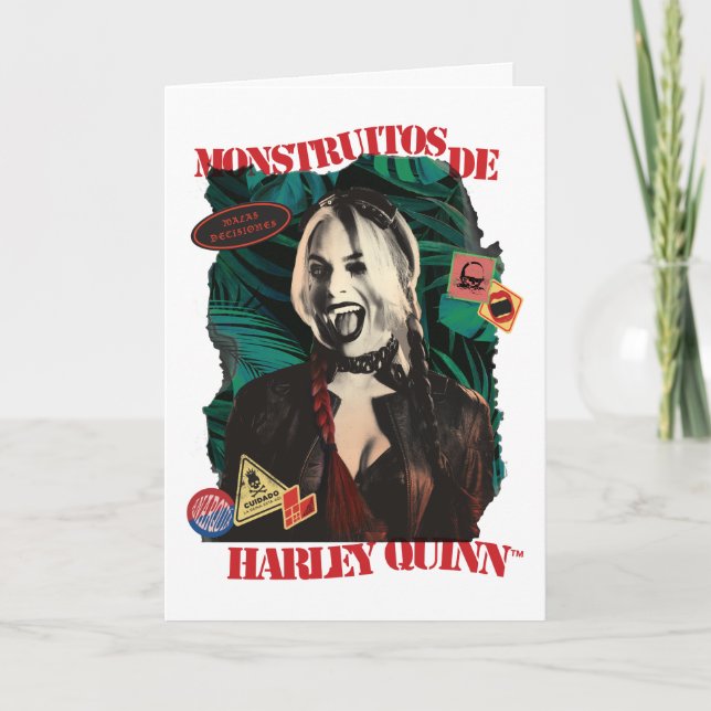 The Suicide Squad | Harley Quinn Winking Card (Front)