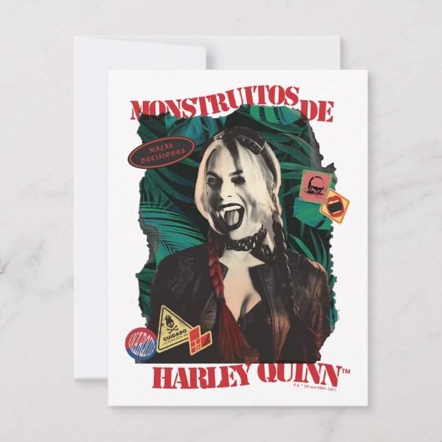 The Suicide Squad | Harley Quinn Winking Card (Front)