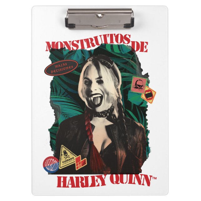 The Suicide Squad | Harley Quinn Winking Clipboard (Front)
