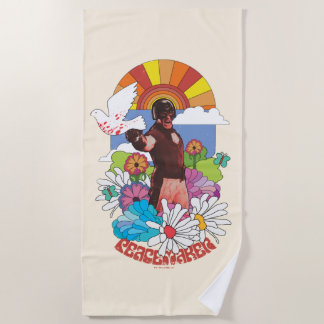 The Suicide Squad | Peacemaker Flowers & Sunshine Beach Towel